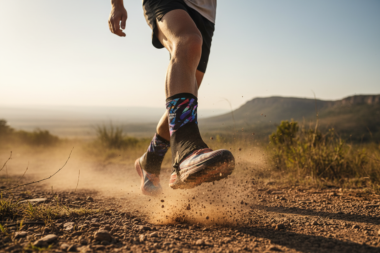 PEGG Sandproof Trail Gaiter - Male, Magaliesberg action shot