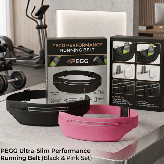 Ultra-Slim Running Belt (Invisible Waist Pack)