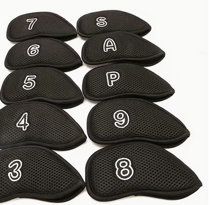 PEGG Free Gift – Black mesh iron head covers numbered 3-9, P, A, S