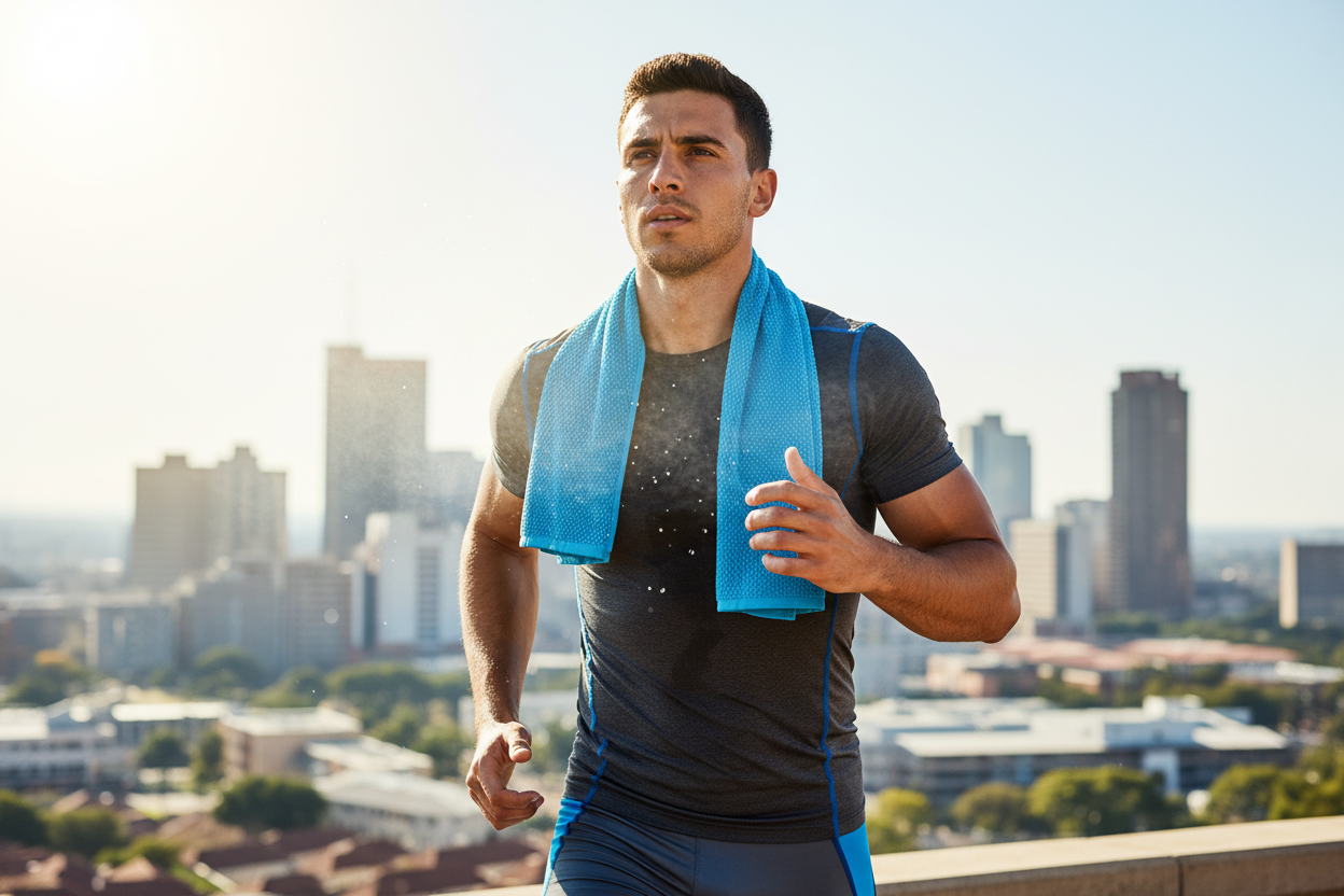 Instant Cool Towel – Quick-Dry Cooling Towel for Gym, Running & Hiking